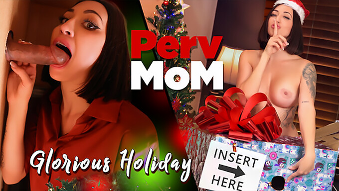 A Mature Brunette Mom Seduces Her Son To Stay For Christmas With A Mind-Blowing Sexual Encounter