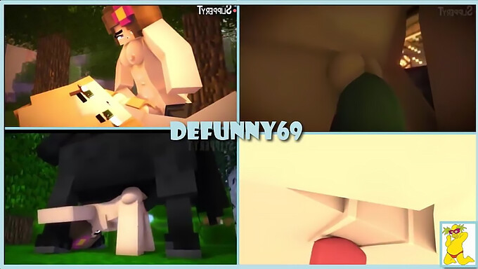 Uma Compilação De Vídeos Pornô Temáticos Do Minecraft.