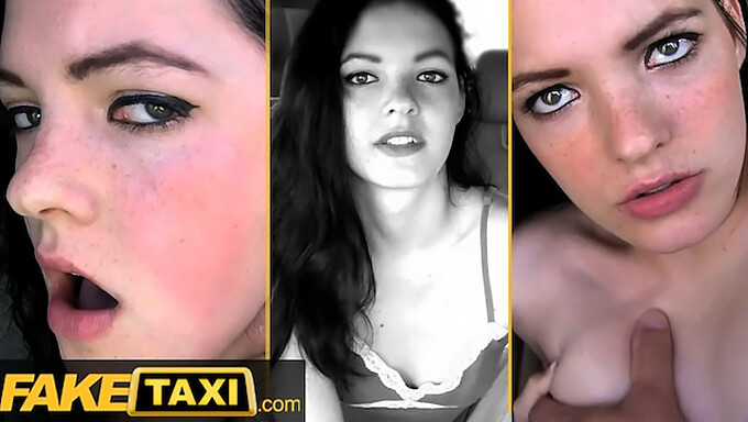 Europäische Teenagerin Anie Darling Erlebt Wilden Ritt Im Falschen Taxi