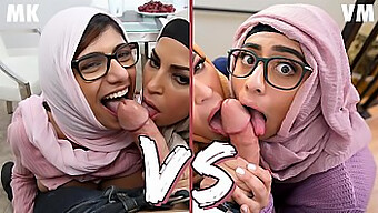 Quem Vai Ganhar Em Um Ménage À Trois? Mia Khalifa Ou Violet Myers